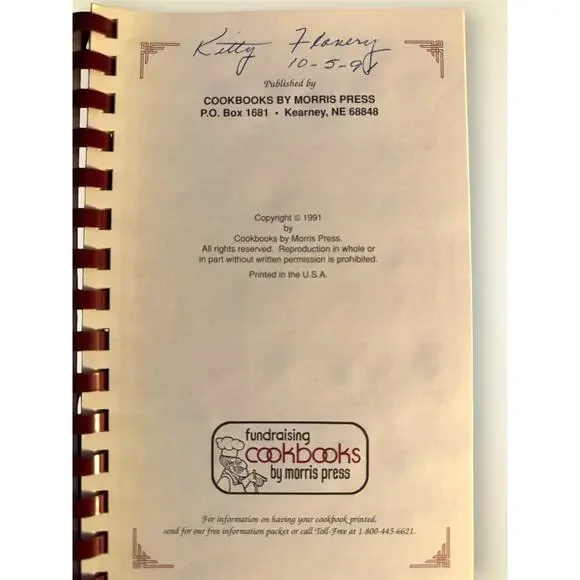 Vintage 1991 Dreamhill Estates Cookbook Morris Press San Antonio Texas - Picture 3 of 8